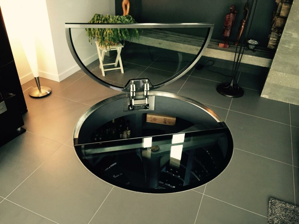 cave à vin enterrée sur mesure